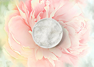 Digital Backdrop | Peony Digital Painting