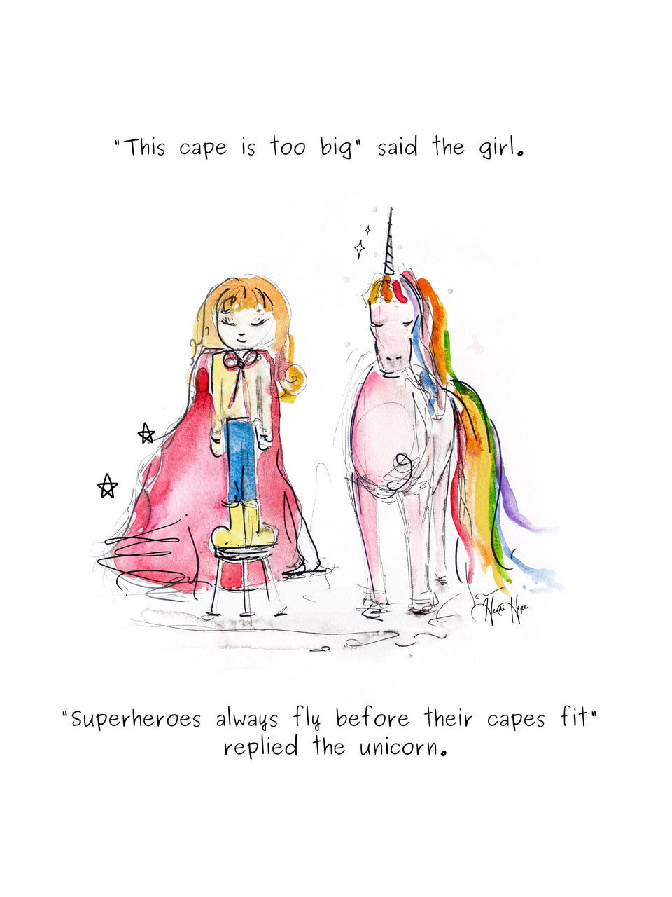 Superhero Unicorn Printable