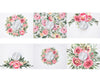 Digital Backdrop Bundle | Colorful Bold Watercolor Florals