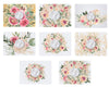 Digital Backdrop Bundle | Gold and Bold Colorful Watercolor Florals