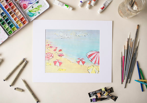 Day at the Beach - Fine Art Decor