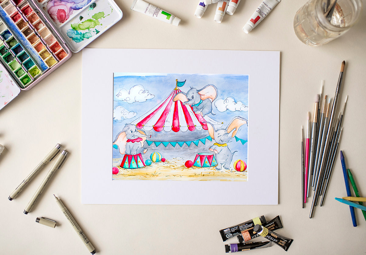 Flying Elephants - Fine Art Decor