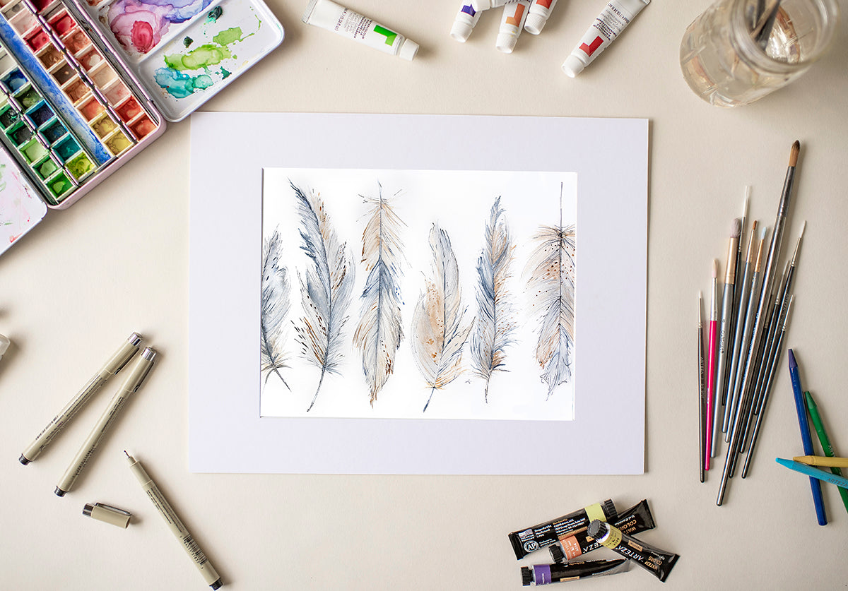 Golden Feathers - Fine Art Decor