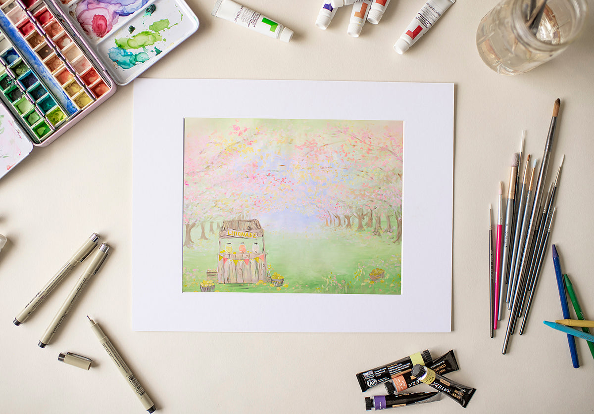 Lemonade Stand- Fine Art Decor