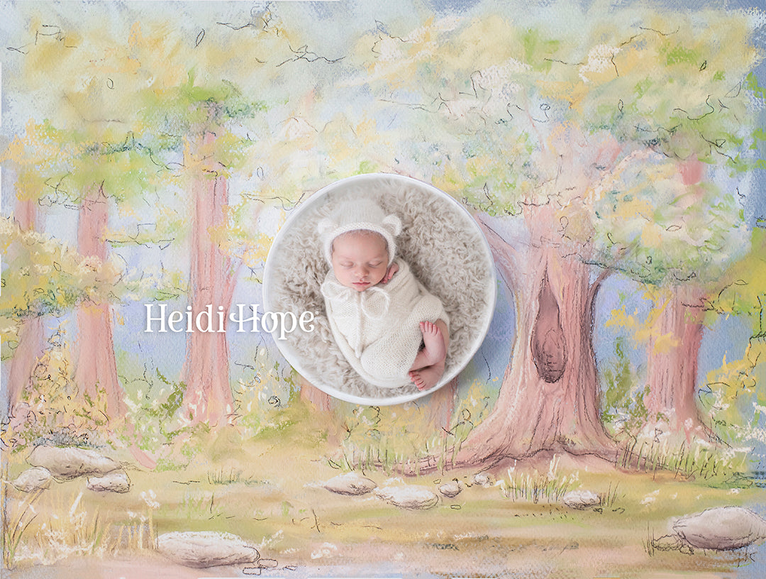 Digital Backdrop | Storybook Forest