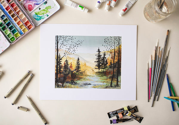 Autumn Woods - Fine Art Decor