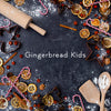 Gingerbread Kids | Holiday Digital Backdrop Bundle